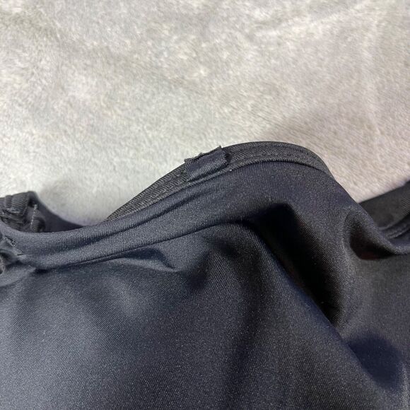 Michael Kors Swimsuit Size 10 Black One-Shoulder Ruched Stylish‎ Asymmetrical - Picture 5 of 7